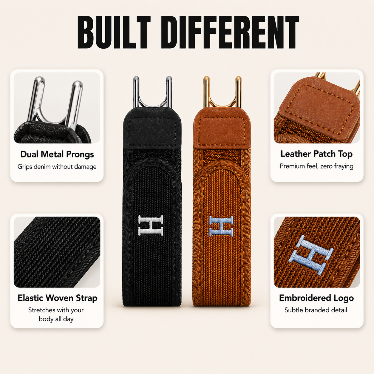Buckle free belt