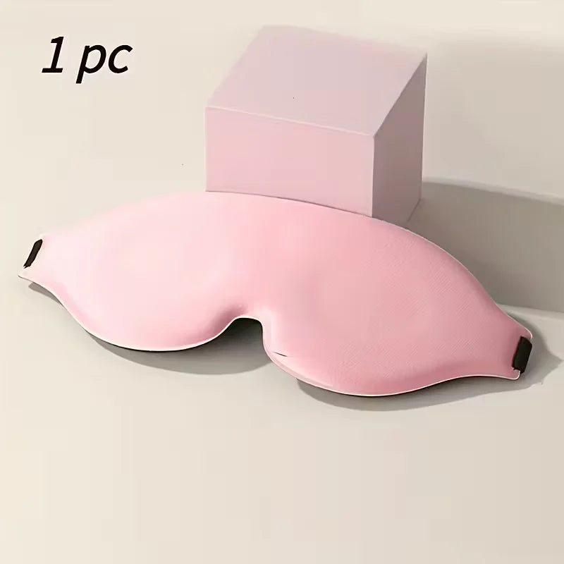 Super Soft 3D Sleeping Mask - Soft and Comfortable Eye Mask, Suitable for Both Men and Women for Travel and Home Use