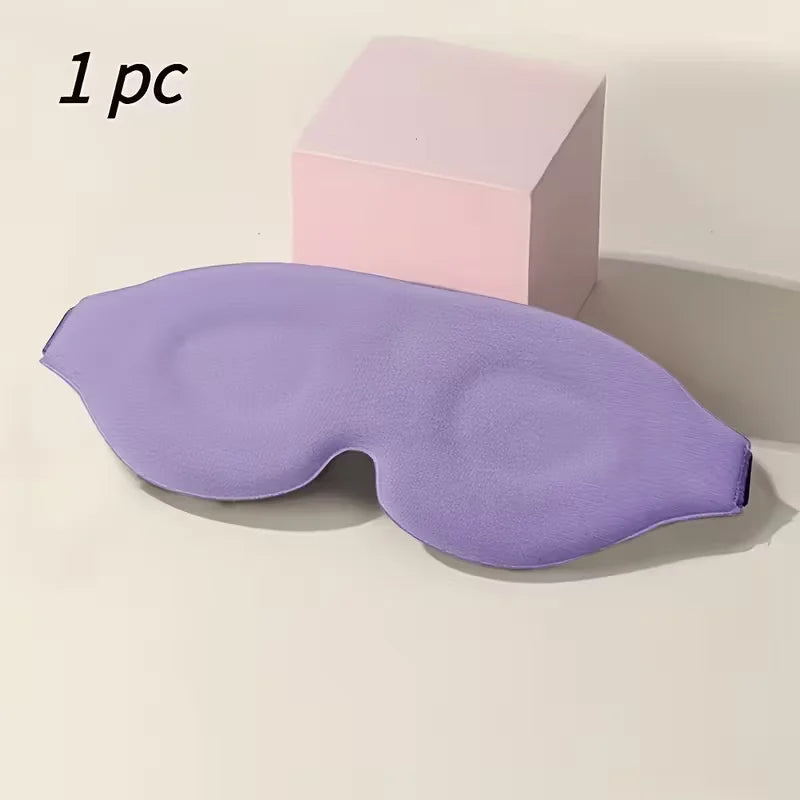 Super Soft 3D Sleeping Mask - Soft and Comfortable Eye Mask, Suitable for Both Men and Women for Travel and Home Use